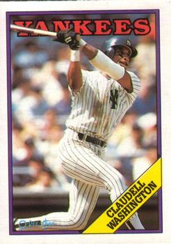1988 O-Pee-Chee Baseball Cards 335     Claudell Washington
